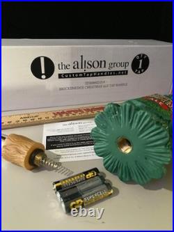 NIB Breckenridge Christmas Ale Motion Light Up Beer Tap Handle Bar Kegerator