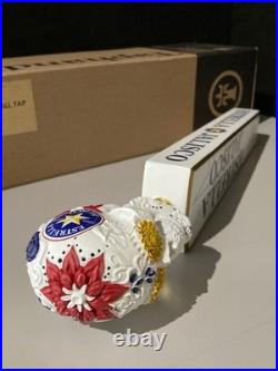 NIB Estrella Jalisco Day Of The Dead Beer Tap Handle with Topper Bar Kegerator