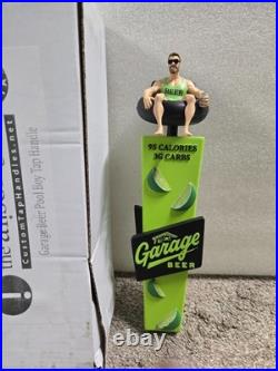 NIB Garage Classic Lime Beer Pool Boy Travis Kelce 10.75 Draft Beer Tap Handle