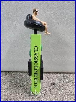 NIB Garage Classic Lime Beer Pool Boy Travis Kelce 10.75 Draft Beer Tap Handle
