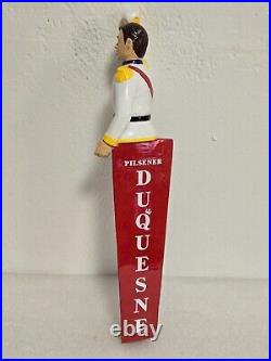 NIB Rare Duquesne Figural Man New 13 Draft Beer Tap Handle