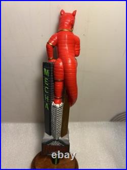NOLA BREWING RED MECHA VEGETARIAN HOPZILLA MONSTER Draft tap handle LOUISIANA NOLA BREWING RED MECHA VEGETARIAN HOPZILLA MONSTER Draft tap handle LOUISIANA