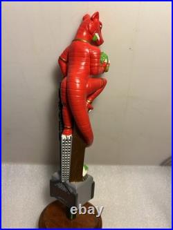 NOLA BREWING RED MECHA VEGETARIAN HOPZILLA MONSTER Draft tap handle LOUISIANA