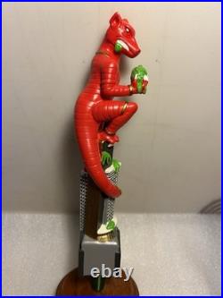 NOLA BREWING RED MECHA VEGETARIAN HOPZILLA MONSTER Draft tap handle LOUISIANA