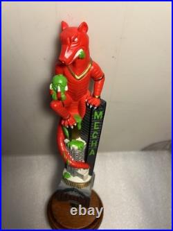 NOLA BREWING RED MECHA VEGETARIAN HOPZILLA MONSTER Draft tap handle LOUISIANA NOLA BREWING RED MECHA VEGETARIAN HOPZILLA MONSTER Draft tap handle LOUISIANA