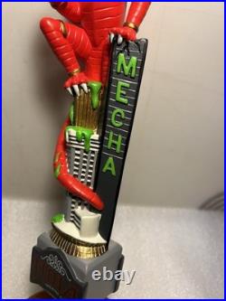 NOLA BREWING RED MECHA VEGETARIAN HOPZILLA MONSTER Draft tap handle LOUISIANA