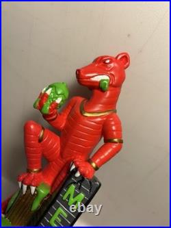 NOLA BREWING RED MECHA VEGETARIAN HOPZILLA MONSTER Draft tap handle LOUISIANA NOLA BREWING RED MECHA VEGETARIAN HOPZILLA MONSTER Draft tap handle LOUISIANA