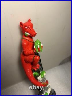 NOLA BREWING RED MECHA VEGETARIAN HOPZILLA MONSTER Draft tap handle LOUISIANA NOLA BREWING RED MECHA VEGETARIAN HOPZILLA MONSTER Draft tap handle LOUISIANA