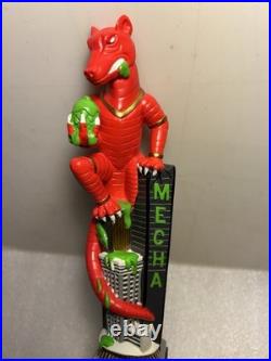 NOLA BREWING RED MECHA VEGETARIAN HOPZILLA MONSTER Draft tap handle LOUISIANA NOLA BREWING RED MECHA VEGETARIAN HOPZILLA MONSTER Draft tap handle LOUISIANA