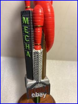 NOLA BREWING RED MECHA VEGETARIAN HOPZILLA MONSTER Draft tap handle LOUISIANA NOLA BREWING RED MECHA VEGETARIAN HOPZILLA MONSTER Draft tap handle LOUISIANA