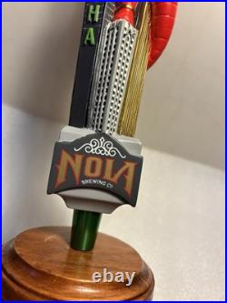NOLA BREWING RED MECHA VEGETARIAN HOPZILLA MONSTER Draft tap handle LOUISIANA