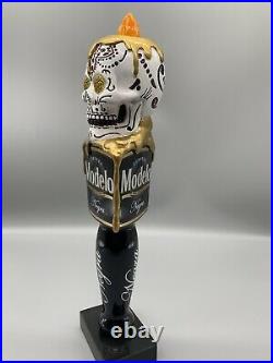 Negra Modelo Day Of The Dead Sugar Skull Beer Tap Handle Dia De Los Muertos New