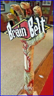 New And Rare Brain Belt Brewing Zombie Hand Beer Tap Handle