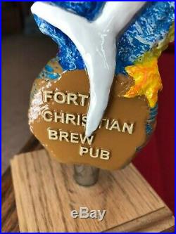 New And Rare Fort Christian Brew Pub Beer Tap Handle