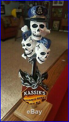New And Rare Kassiks Brewing Orion's Quest Red Ale Beer Tap Handle