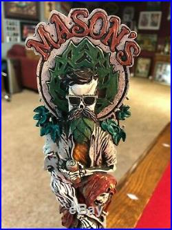 New And Rare Mason's Brewery Beer Tap Handle