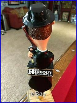 New And Rare The Hideout Brewing Gangster Beer Tap Handle