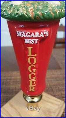 New And Very Rare Niagara Brewing Lumberjack Beer Tap Handle