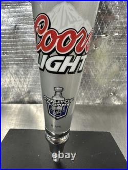 New Coors Light Stanley Cup Playoffs Beer Tap Handle NHL Hockey Lord Stanley