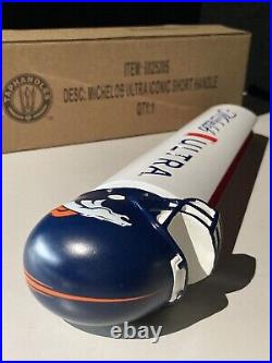 New Denver Broncos Football Michelob Ultra Short Beer Tap Handle Topper Lot