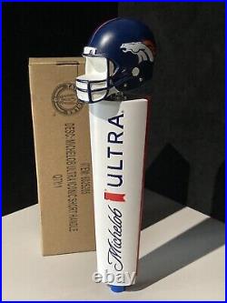 New Denver Broncos Football Michelob Ultra Short Beer Tap Handle Topper Lot