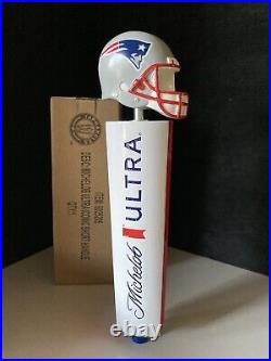 New England Patriots Football Michelob Ultra Short Beer Tap Handle