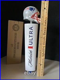 New England Patriots Football Michelob Ultra Short Beer Tap Handle