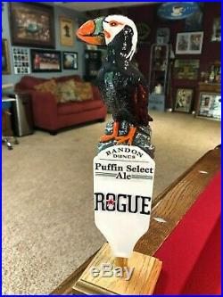 New & Extremely Rare Rogue Brewery Puffin Select Ale Beer Tap Handle