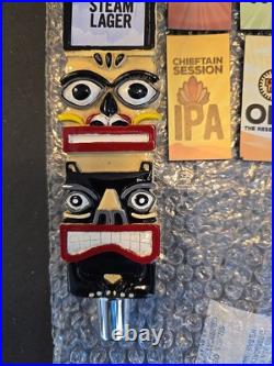 New Half Day Brewing Tap Handle Indian Totem Pole Black Eye Balls With5 Tap Magnet