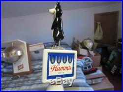 New Hamms Beer Tap Handle Knob Bear Figure From Refreshing Hamm's Game Room Mib