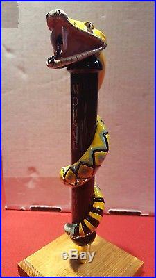 New Ind. Wells Brewery Mojave Gold Snakehead Beer Tap Handle