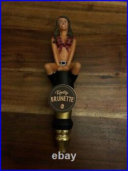 New KNOTTY BRUNETTE Twin Peaks Sexy Lady beer tap handle Hot Girl Rare HTF