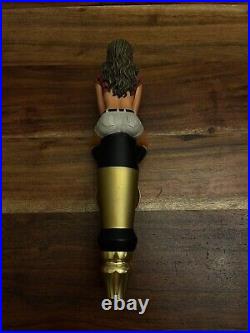 New KNOTTY BRUNETTE Twin Peaks Sexy Lady beer tap handle Hot Girl Rare HTF