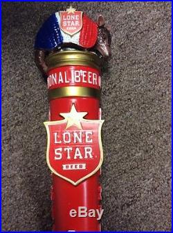 New Lone Star Beer Tap Handle With Armadilla