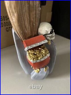New Mission Double Ipa Shipwreck Beer Tap Handle Pirate Skull Kegerator Lot