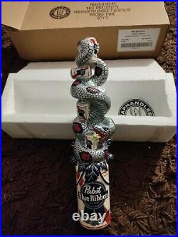 New PBR Pabst Snake Beer Tap Handle