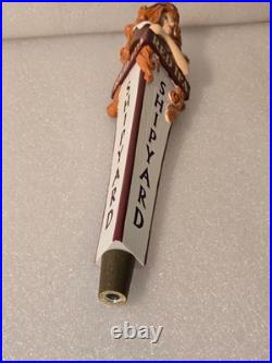 New Rare Beauty Shipyard Red Rye Sexy Sailor Girl NIB 12 Beer Tap Handle NOS