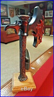 New & Rare Wychwood Brewery Bloody Axe Beer Tap Handle