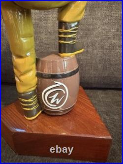 New Rarecharlie Wellsdry Hopped Lager Tattooed Lumberjack Tap Handle/england