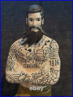 New Rarecharlie Wellsdry Hopped Lager Tattooed Lumberjack Tap Handle/england