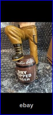 New Rarecharlie Wellsdry Hopped Lager Tattooed Lumberjack Tap Handle/england