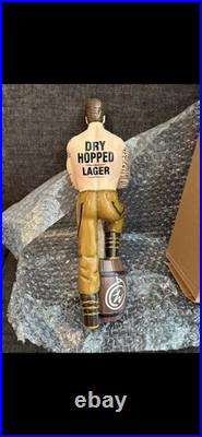 New Rarecharlie Wellsdry Hopped Lager Tattooed Lumberjack Tap Handle/england
