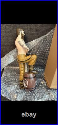 New Rarecharlie Wellsdry Hopped Lager Tattooed Lumberjack Tap Handle/england