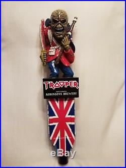 New Robinson's Brewery Iron Maiden Trooper Beer Tap Handle