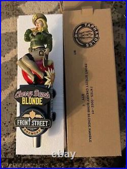 New in Box Front Street Brewing Cherry Bomb Tap Handle
