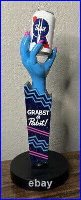 New in Box Pabst Blue Ribbon PBR Kate Hush Beer Tap Handle Rare