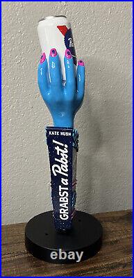 New in Box Pabst Blue Ribbon PBR Kate Hush Beer Tap Handle Rare