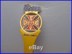 New in box Coors West Coast Choppers Jesse James beer Tap handle 11 gold color