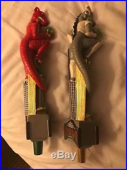 New in box Mechahopzilla Nola Brewing Company Beer Tap Handle, red used