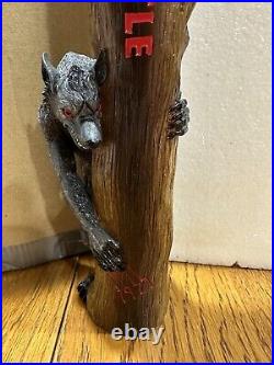 Newcastle Blood Red Ale Werewolf Beer Tap Handle Full Moon 2012 Rare New In Box